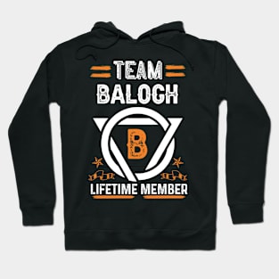 Team balogh Lifetime Member, Family Name, Surname, Middle name Hoodie